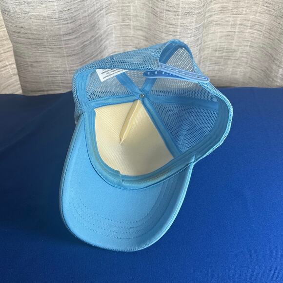 Trucker Blue Cowboy Baseball Cap - Picture 3 of 4